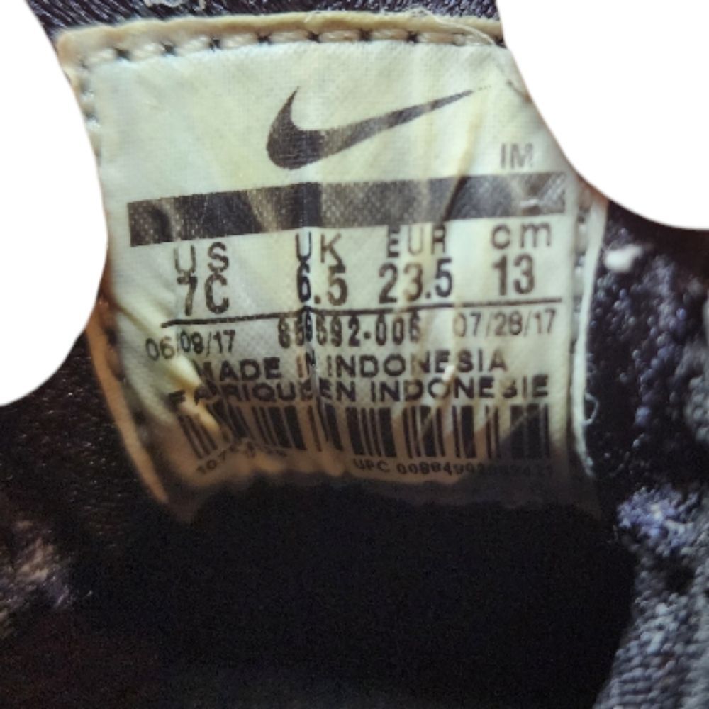 Nike Air Huarache Shoes Run SE RARE Pink Glitter Metallic Baby/ Toddler Size 7C - Picture 5 of 12